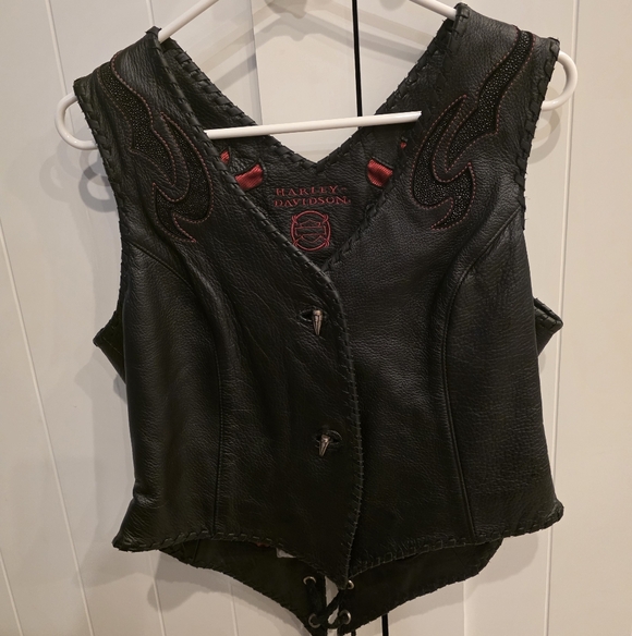 Harley Davidson Karen Davidson Limited Edition 1 of 150 Stingray Leather Vest M